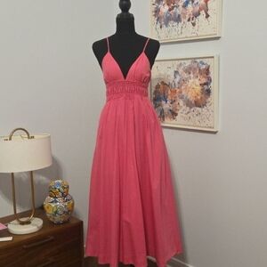 Flowy Pink Maxi Dress 🌸 Spaghetti Straps | Summer Ready